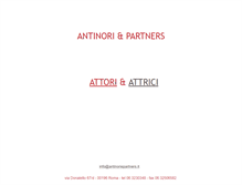 Tablet Screenshot of antinoriepartners.it